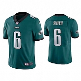 Youth Philadelphia Eagles #6 DeVonta Smith Green Vapor Untouchable Limited Stitched Jersey Dzhi,baseball caps,new era cap wholesale,wholesale hats